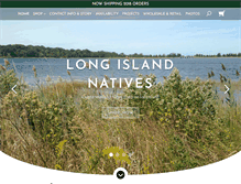 Tablet Screenshot of longislandnatives.com